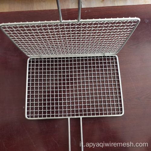 250 mm 280 mm Mesh di filo per griglia per barbecue usa e getta